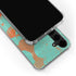 Turquoise and Orange Marble Galaxy S24 Plus Clear Case